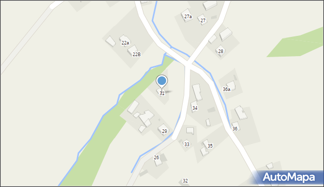 Krzywe, Krzywe, 31, mapa Krzywe