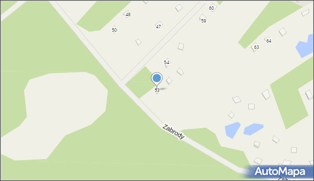 Krzywe, Krzywe, 53, mapa Krzywe