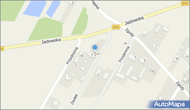 Krzywica, Krzywica, 5a, mapa Krzywica