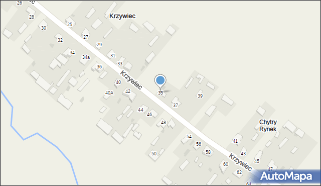 Krzywiec, Krzywiec, 35, mapa Krzywiec