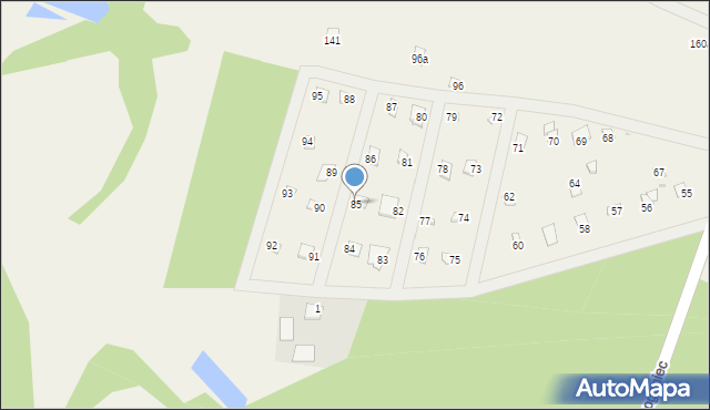 Krzywogoniec, Krzywogoniec, 85, mapa Krzywogoniec