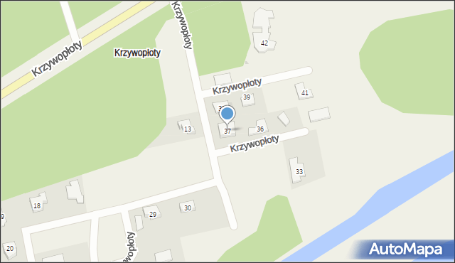 Krzywopłoty, Krzywopłoty, 37, mapa Krzywopłoty