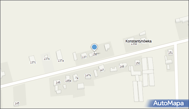 Krzyworzeka, Krzyworzeka, 136, mapa Krzyworzeka