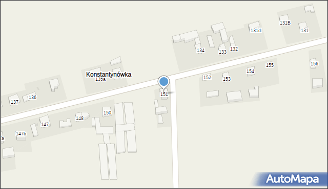 Krzyworzeka, Krzyworzeka, 151, mapa Krzyworzeka