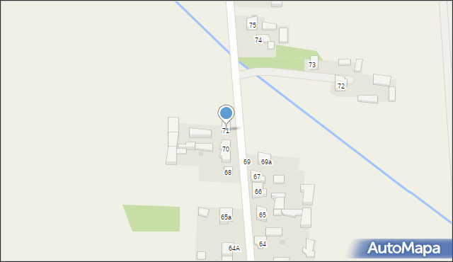 Krzyworzeka, Krzyworzeka, 71, mapa Krzyworzeka