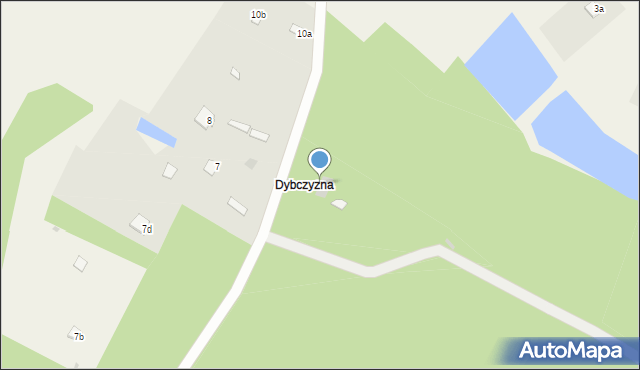 Krzyżewo Nadrzeczne, Krzyżewo Nadrzeczne, 8a, mapa Krzyżewo Nadrzeczne