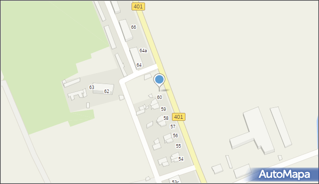 Krzyżowice, Krzyżowice, 61, mapa Krzyżowice