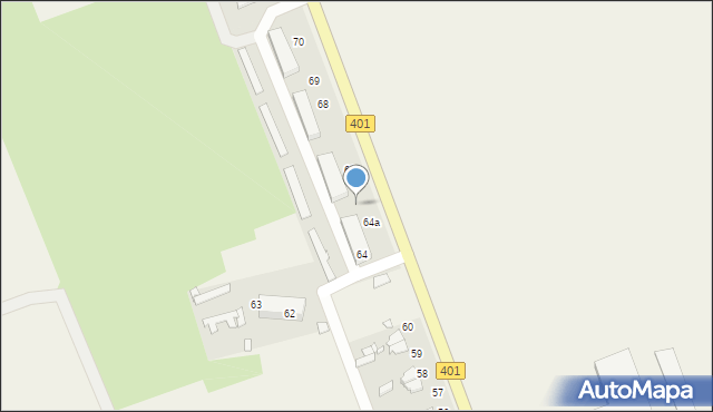 Krzyżowice, Krzyżowice, 65, mapa Krzyżowice