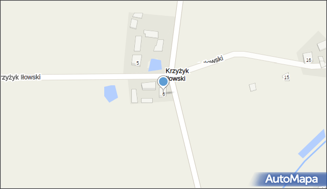 Krzyżyk Iłowski, Krzyżyk Iłowski, 6, mapa Krzyżyk Iłowski