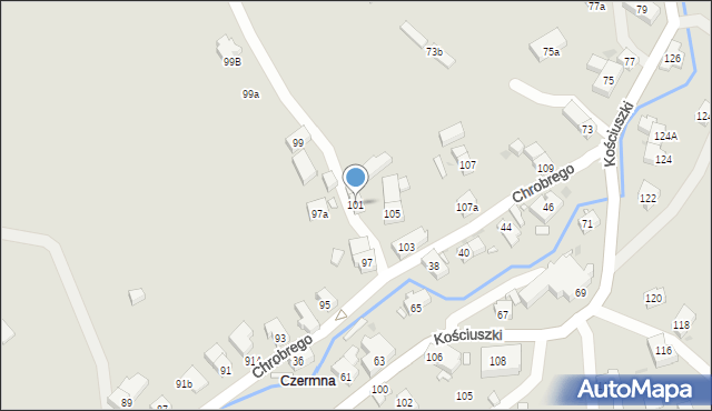 Kudowa-Zdrój, Króla Bolesława Chrobrego, 101, mapa Kudowa-Zdrój