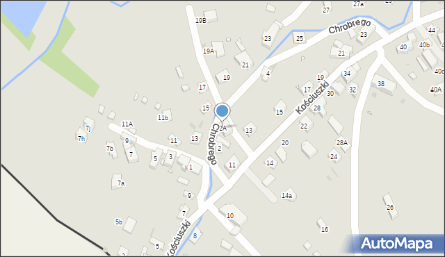 Kudowa-Zdrój, Króla Bolesława Chrobrego, 2A, mapa Kudowa-Zdrój