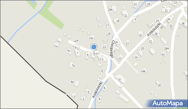 Kudowa-Zdrój, Króla Bolesława Chrobrego, 3, mapa Kudowa-Zdrój