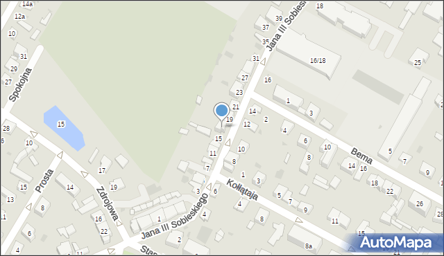 Kutno, Króla Jana III Sobieskiego, 17, mapa Kutno
