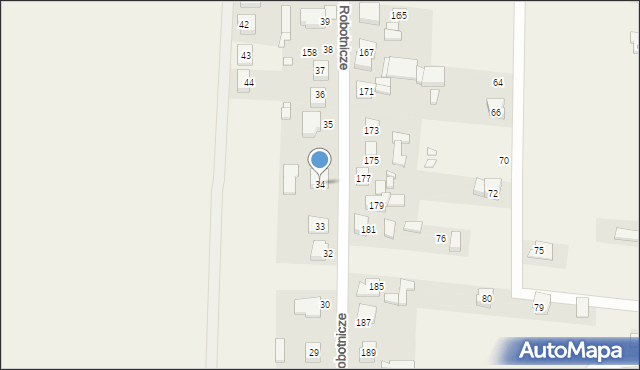 Lamki, Krotoszyńska, 34, mapa Lamki