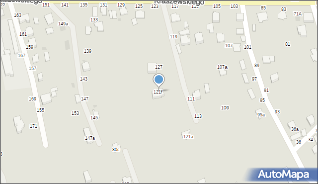 Łańcut, Kraszewskiego Józefa Ignacego, 121f, mapa Łańcut