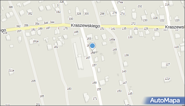 Łańcut, Kraszewskiego Józefa Ignacego, 159, mapa Łańcut