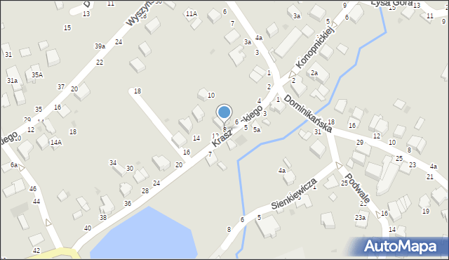 Łańcut, Kraszewskiego Józefa Ignacego, 8, mapa Łańcut