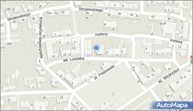 Lębork, Króla Władysława Łokietka, 12, mapa Lębork