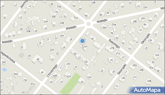 Legionowo, Króla Bolesława Chrobrego, 11, mapa Legionowo