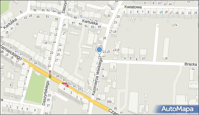 Legnica, Króla Kazimierza Wielkiego, 18, mapa Legnicy