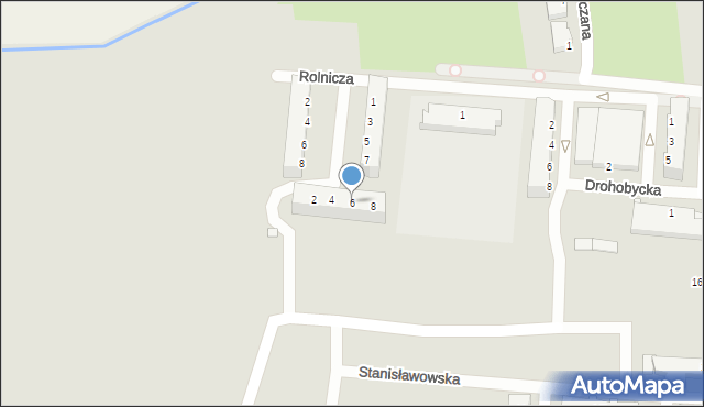 Legnica, Krzemieniecka, 6, mapa Legnicy