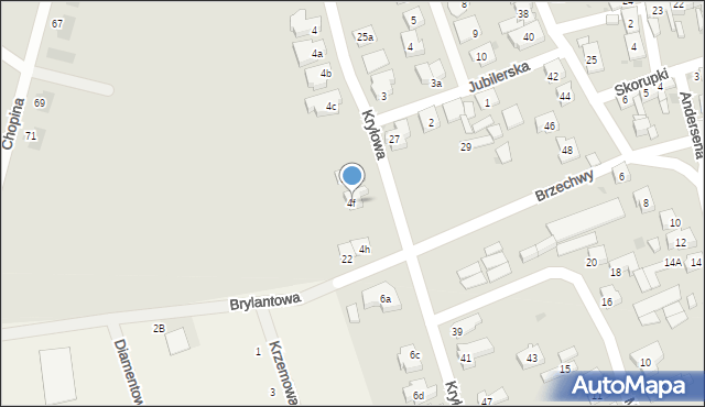 Leszno, Kryłowa Iwana, 4f, mapa Leszno