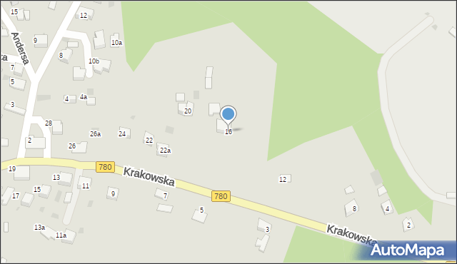 Libiąż, Krakowska, 16, mapa Libiąż