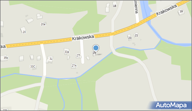 Limanowa, Krakowska, 29, mapa Limanowa