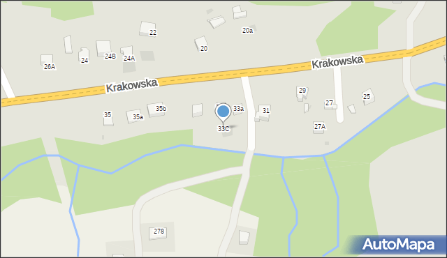 Limanowa, Krakowska, 33C, mapa Limanowa