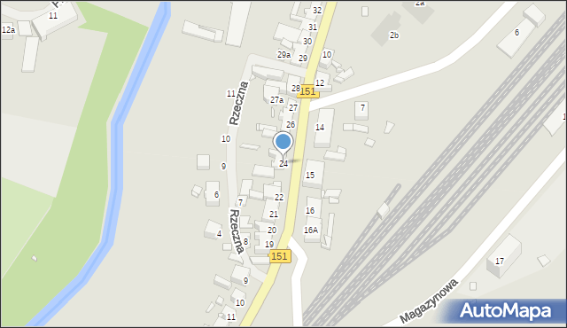 Łobez, Kraszewskiego, 24, mapa Łobez