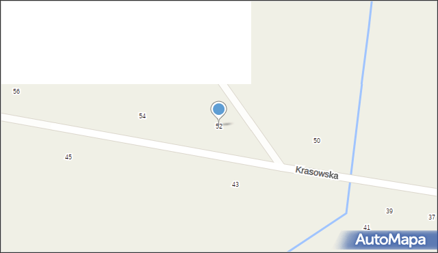 Łomazy, Krasowska, 52, mapa Łomazy