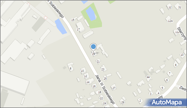 Lubaczów, Króla Jana III Sobieskiego, 19, mapa Lubaczów