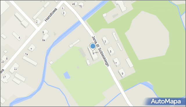 Lubaczów, Króla Jana III Sobieskiego, 4, mapa Lubaczów