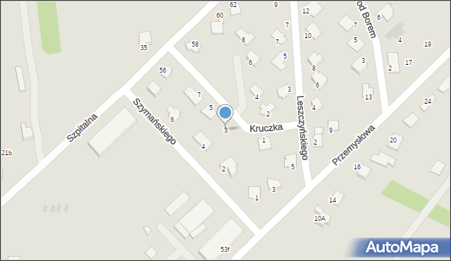 Lubaczów, Kruczka Szczepana, dr., 3, mapa Lubaczów