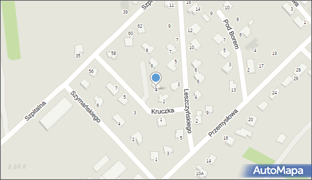 Lubaczów, Kruczka Szczepana, dr., 4, mapa Lubaczów