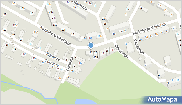 Lubań, Króla Kazimierza Wielkiego, 33, mapa Lubań