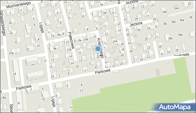 Lubartów, Krasickiego Ignacego, abp., 14, mapa Lubartów