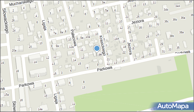 Lubartów, Krasickiego Ignacego, abp., 16, mapa Lubartów