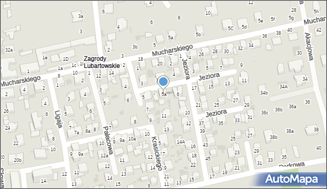 Lubartów, Krasickiego Ignacego, abp., 5a, mapa Lubartów