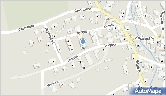 Lubawka, Krótka, 5C, mapa Lubawka