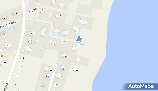 Lubiszewo Tczewskie, Krótka, 12, mapa Lubiszewo Tczewskie