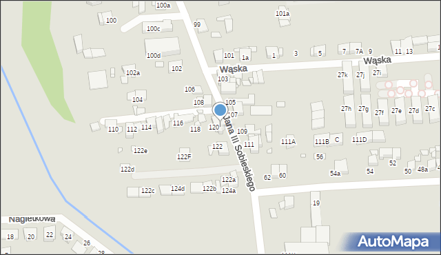 Luboń, Króla Jana III Sobieskiego, 120A, mapa Luboń