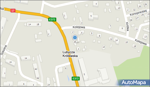 Lubycza Królewska, Króla Jana III Sobieskiego, 1d, mapa Lubycza Królewska