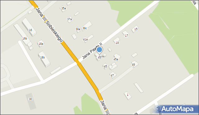 Lubycza Królewska, Króla Jana III Sobieskiego, 43, mapa Lubycza Królewska