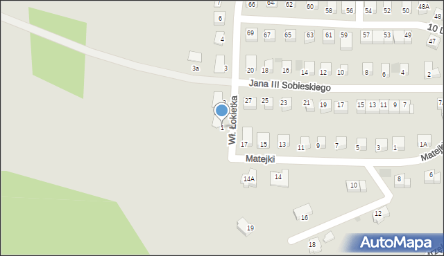 Lwówek Śląski, Króla Władysława Łokietka, 1, mapa Lwówek Śląski