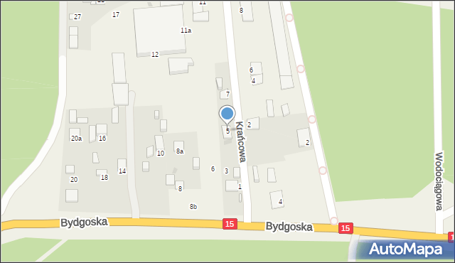 Mała Nieszawka, Krańcowa, 5, mapa Mała Nieszawka