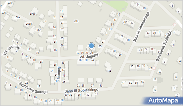 Malbork, Króla Władysława Jagiełły, 23, mapa Malborka