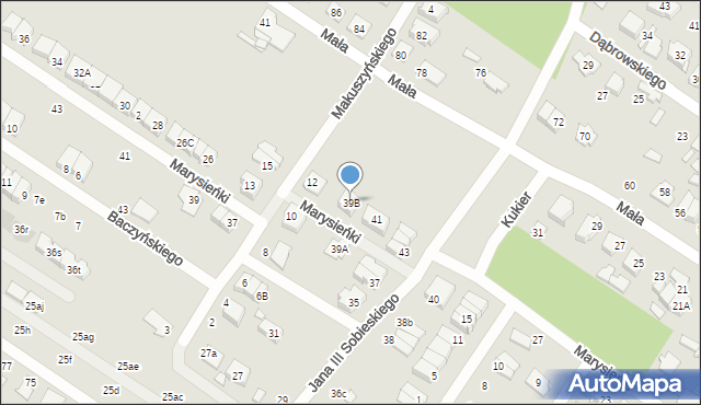 Marki, Króla Jana III Sobieskiego, 39B, mapa Marki