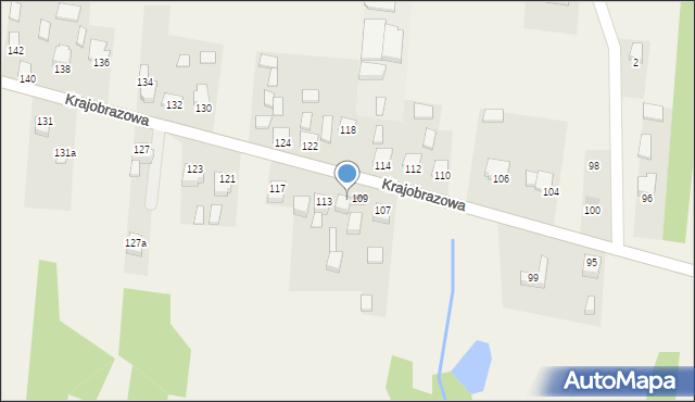 Masłów Drugi, Krajobrazowa, 111, mapa Masłów Drugi