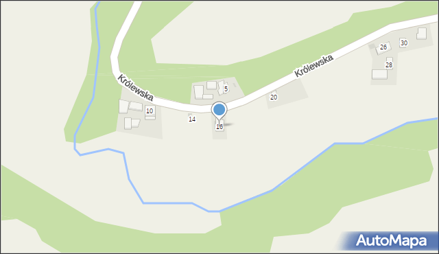 Maszków, Królewska, 16, mapa Maszków